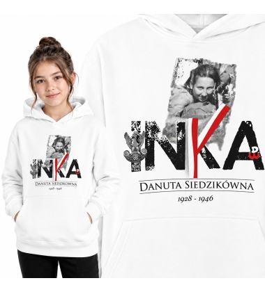 BLUZA DZIECIĘCA Z KAPTUREM PATRIOTYCZNA INKA PW BLUZA DZIECIĘCA Z KAPTUREM PATRIOTYCZNA INKA PW